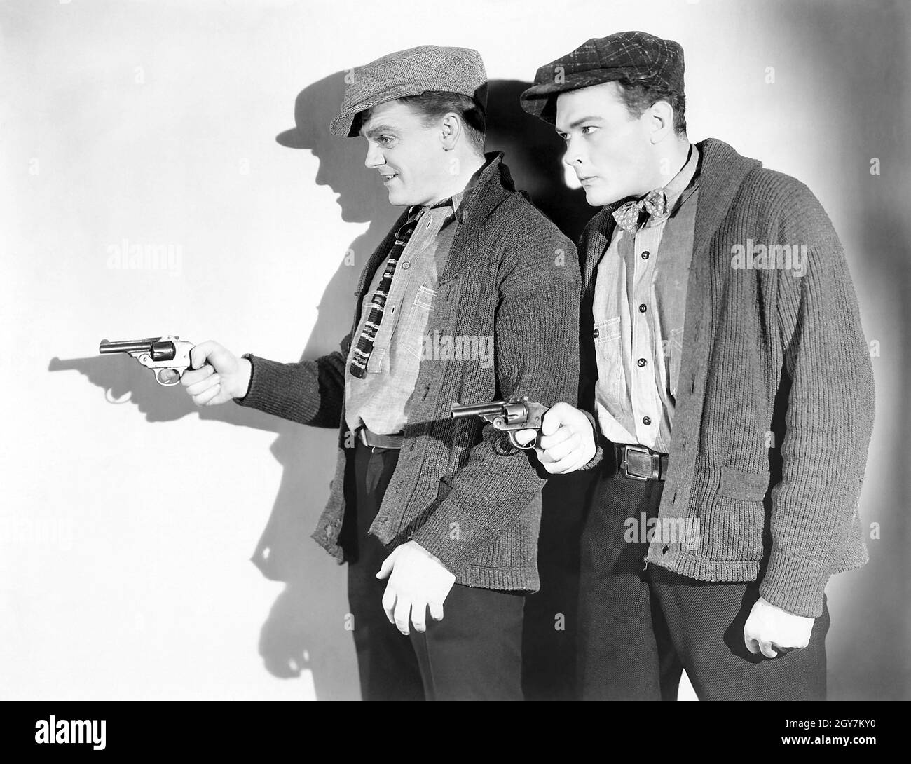 The Public Enemy  Year : 1931 USA Director : William A. Wellman James Cagney, Edward Woods Stock Photo