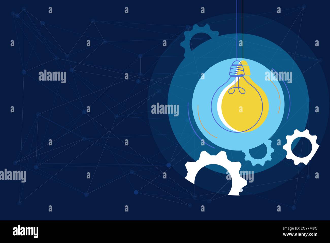 Critical And Logical Thinking Concept, Abstract Bright Ideas And