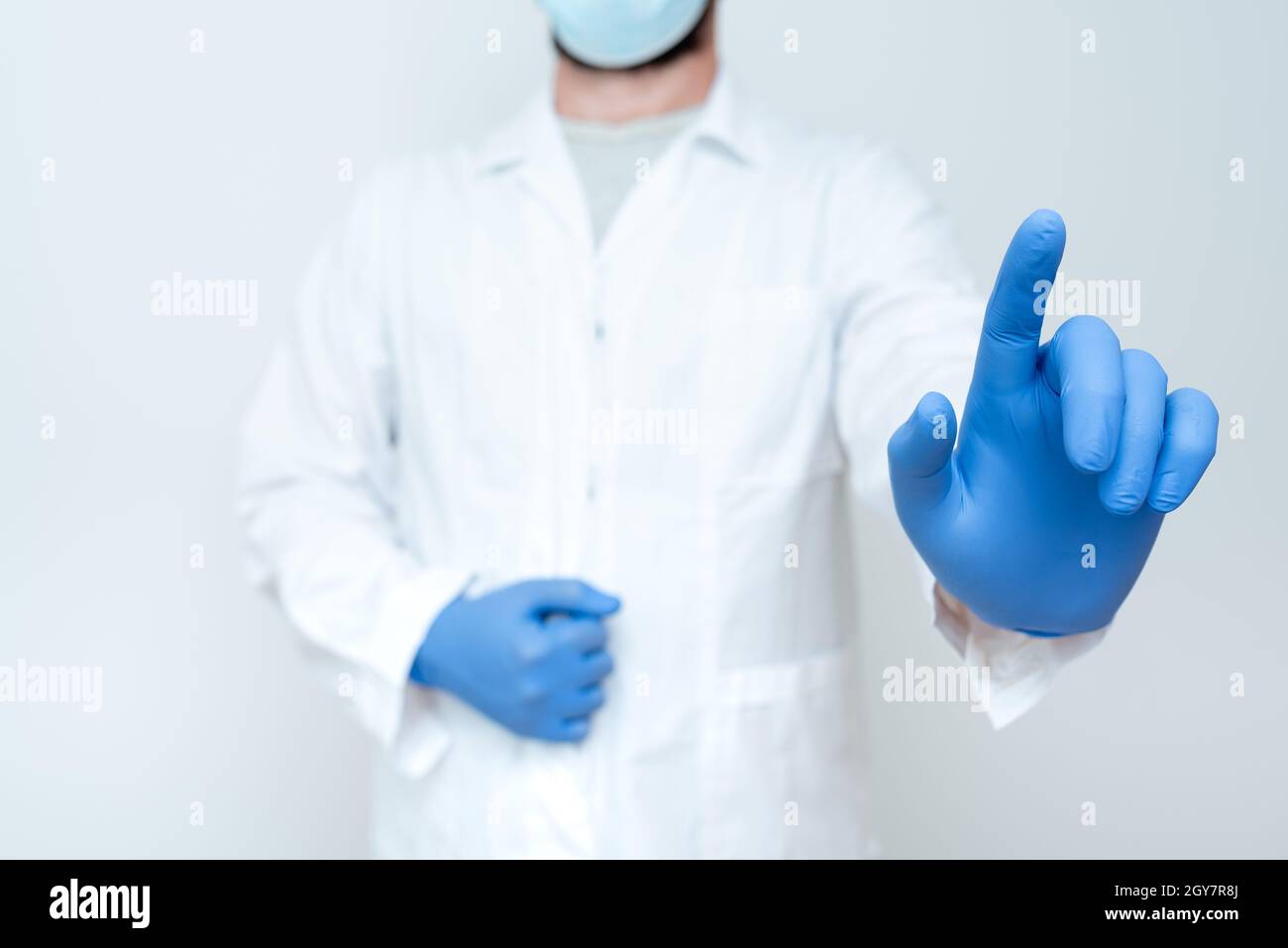 Doctor Explaining Medical Terms, Scientist Teaching Laboratory Safety