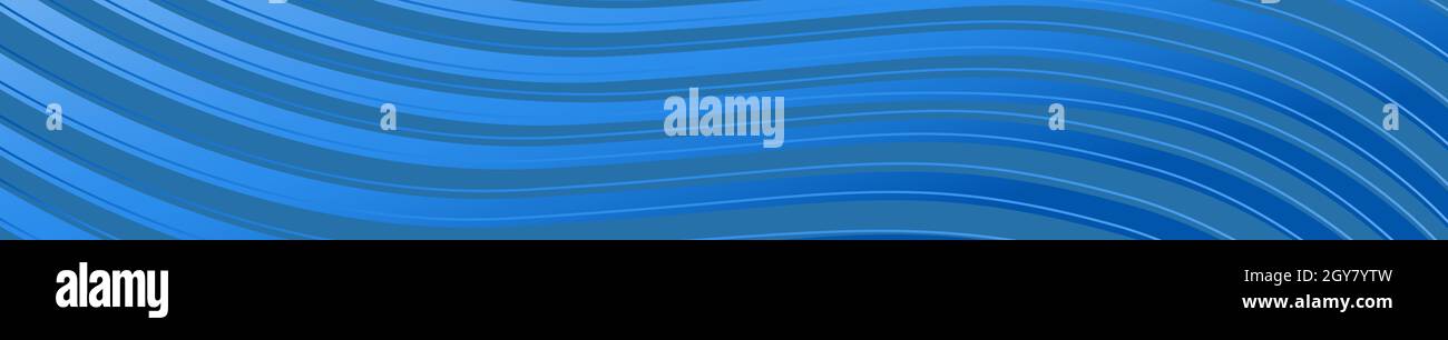 Abstract blue background with wavy lines - Vector illustration Stock ...