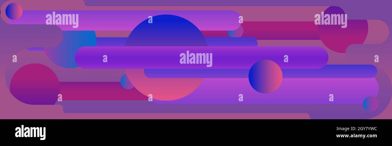 Gradient geometric shapes, abstract blue - pink background - Vector ...