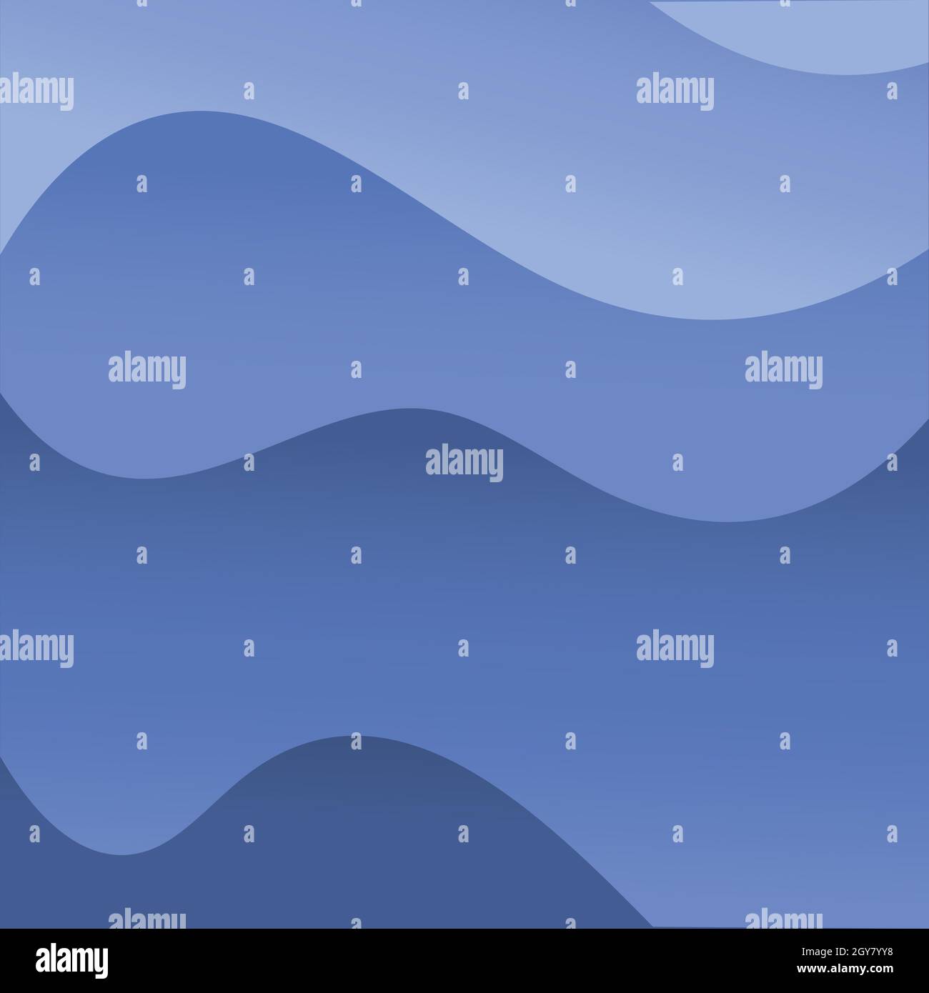 Abstract blue background with wavy lines - Vector illustration Stock ...