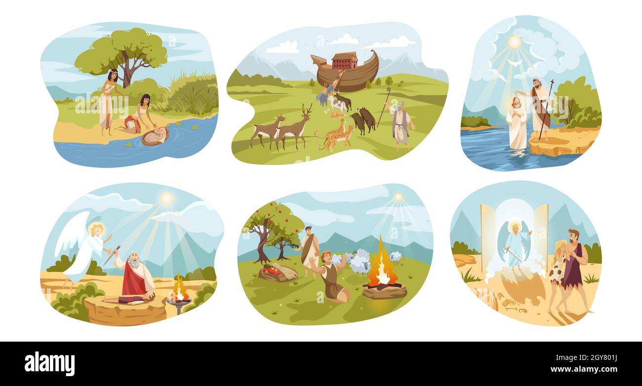 Bible, religion, christianity set concept. Collection of biblical