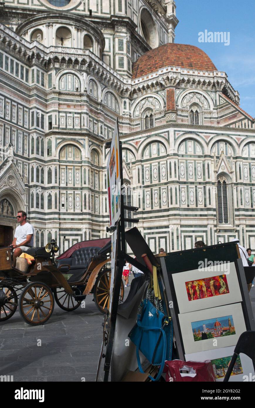 Horse drawn carriage florence hi-res stock photography and images - Alamy