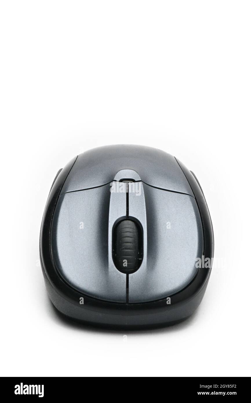 Computer mouse on a white isolated background Stock Photo