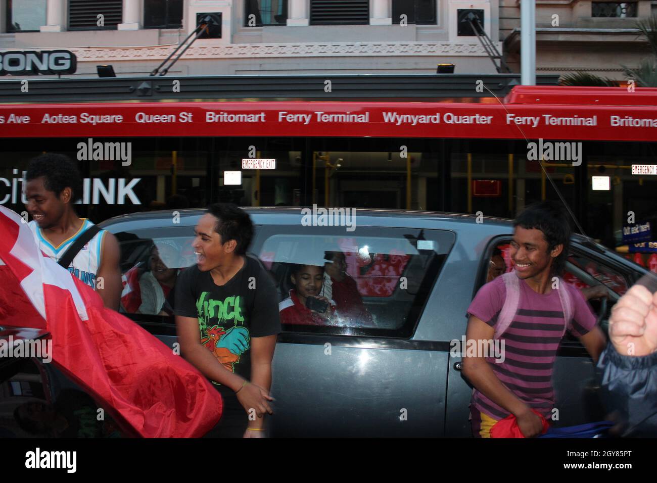 Nz rugby flag hi-res stock photography and images - Alamy