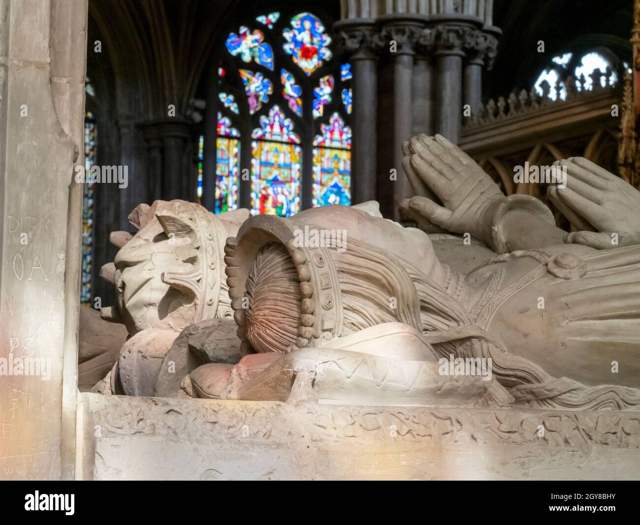 The Memorial Tomb Of Lord And Lady Tiptoft In Ely Cathedral In Ely 