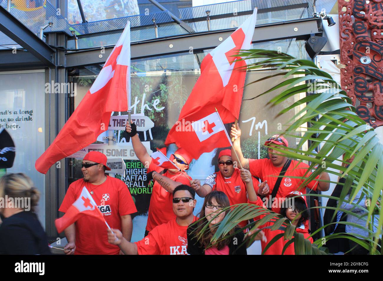 Nz rugby flag hi-res stock photography and images - Alamy