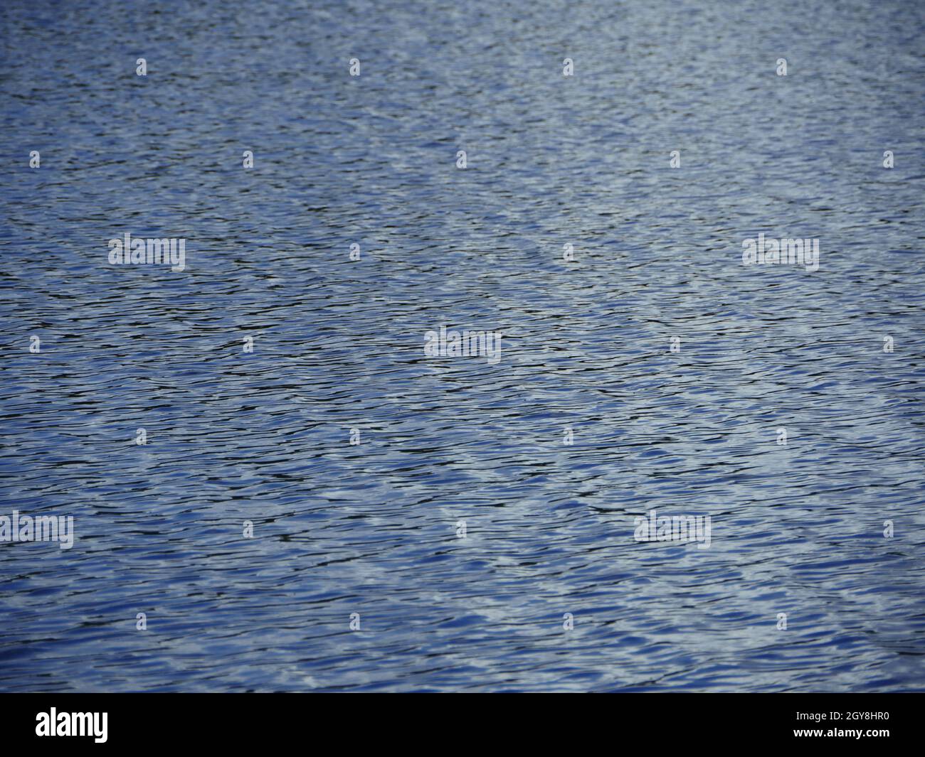 River Bank Ripples small ripples on the surface of the river abstract blue background ...