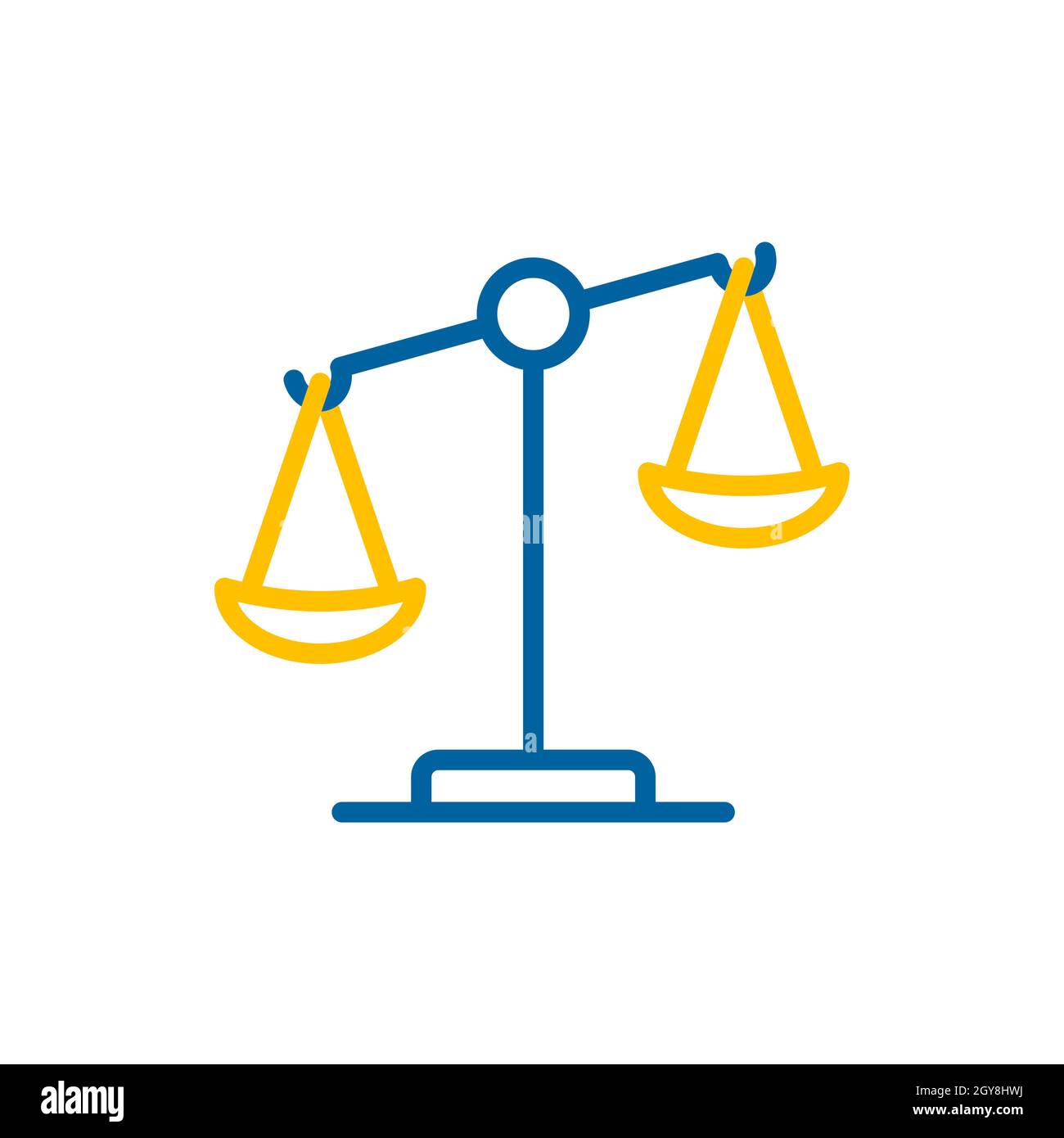 Law scale Cut Out Stock Images & Pictures - Alamy