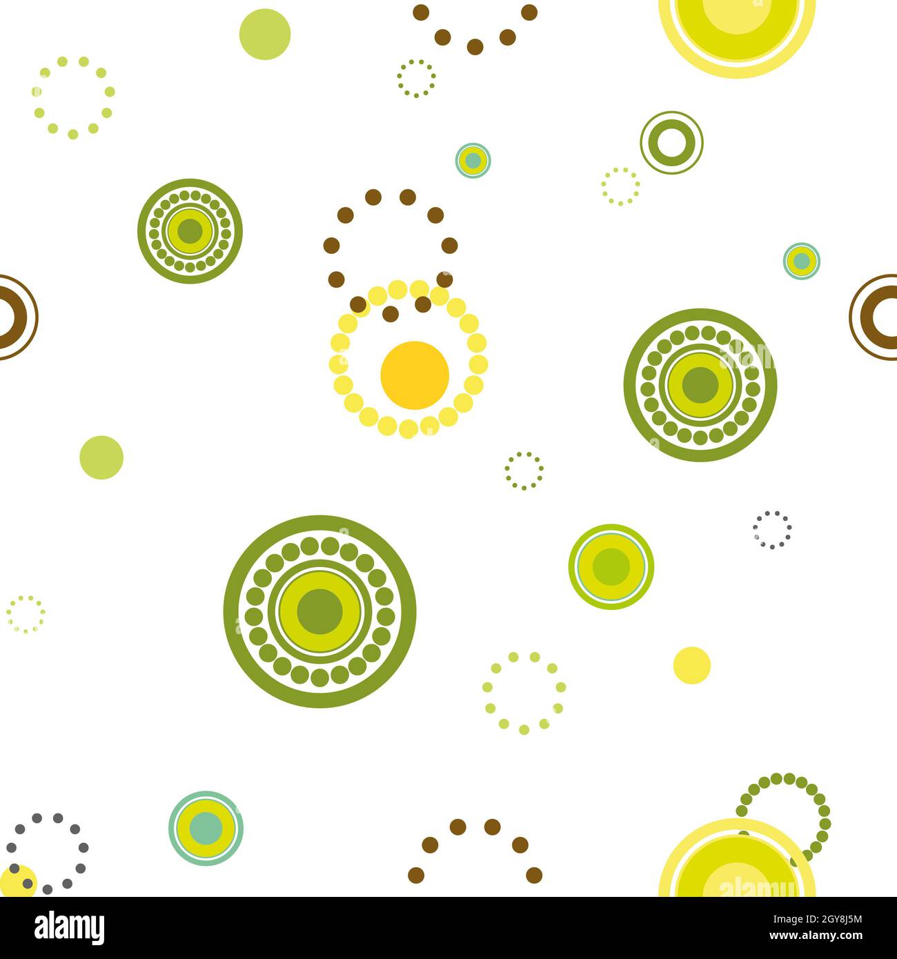 Seamless pattern, various geometric shapes on a white background ...