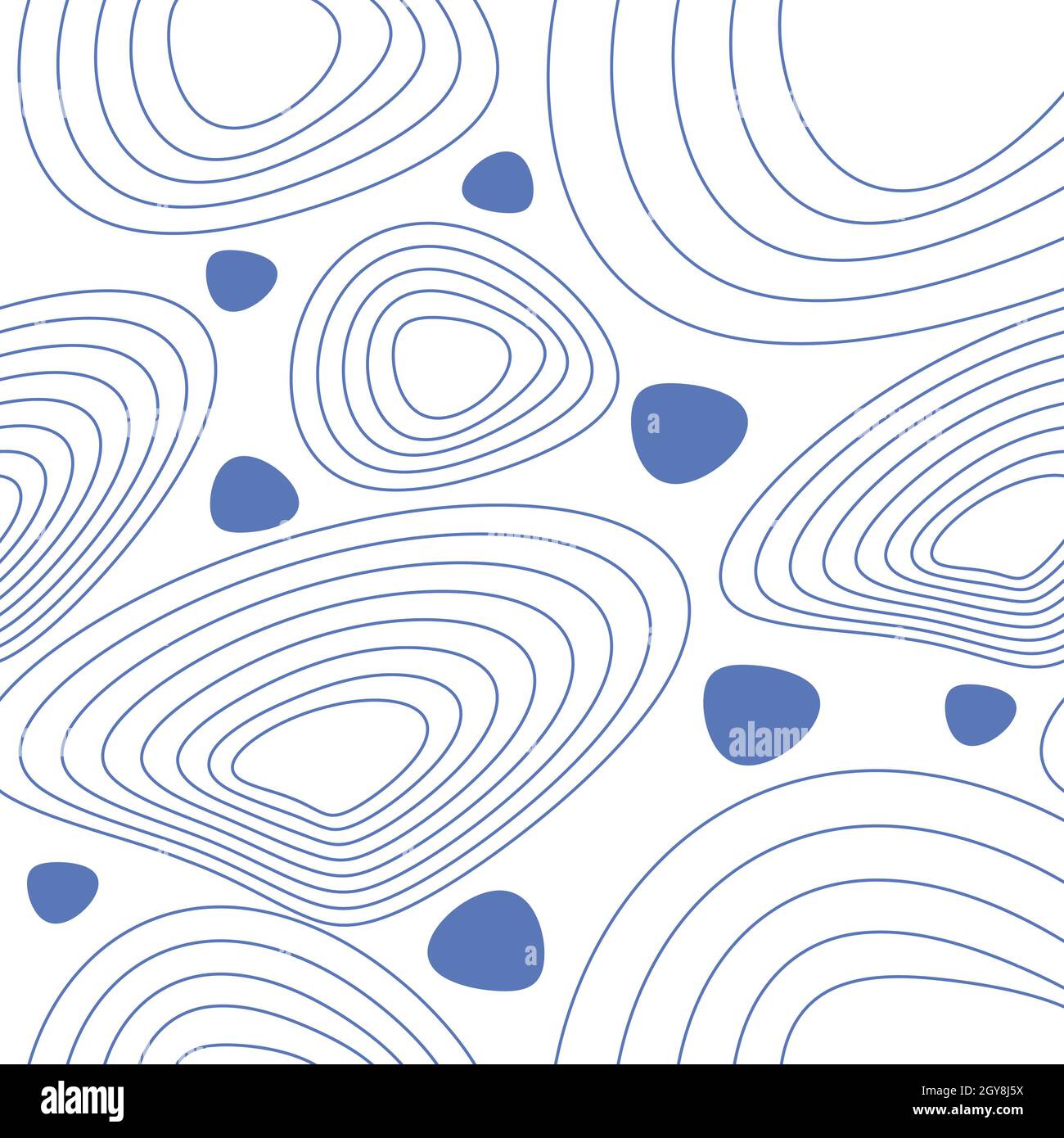 Seamless pattern, various geometric shapes on a white background ...