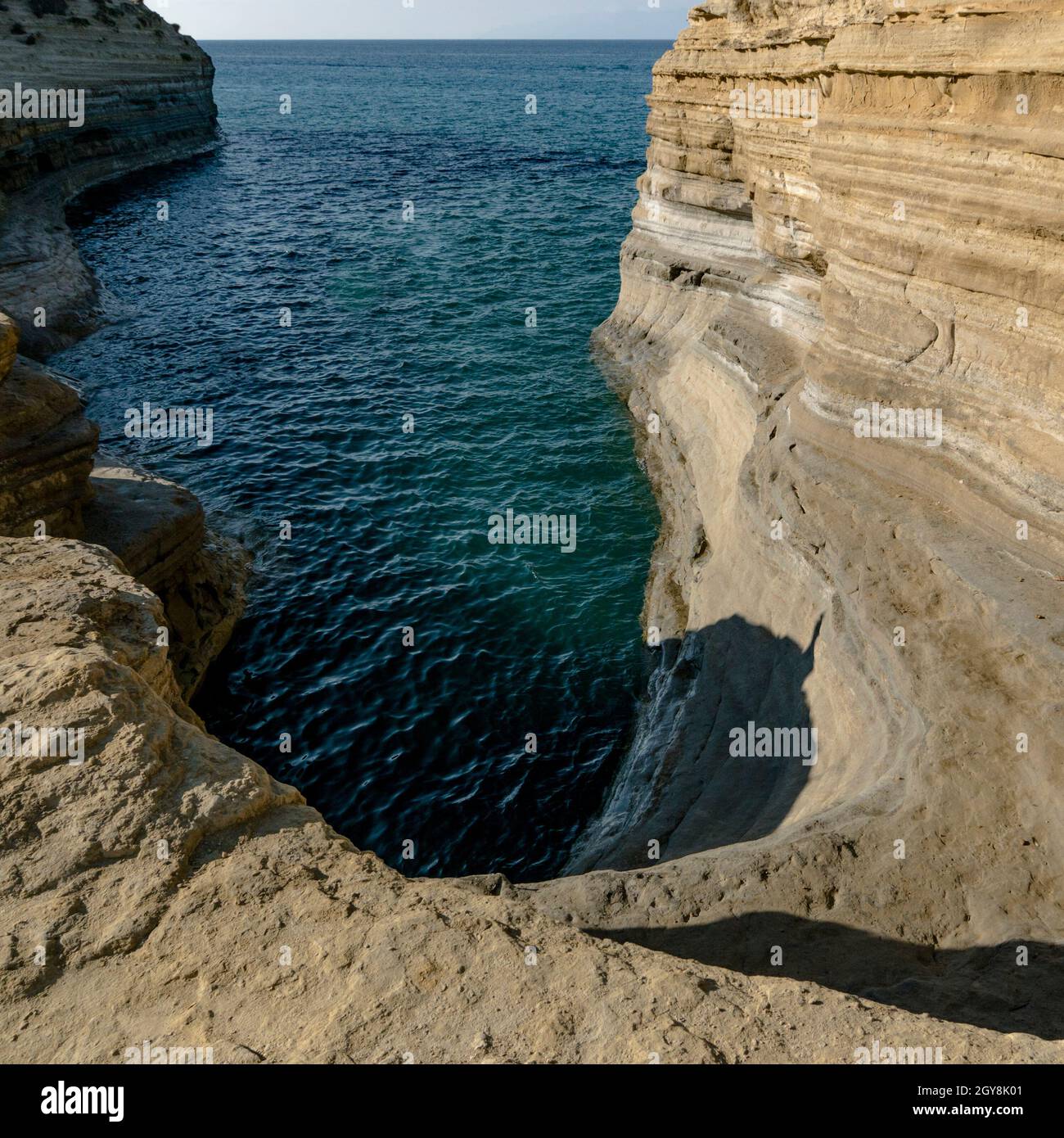 Seaside cliff Stock Photo