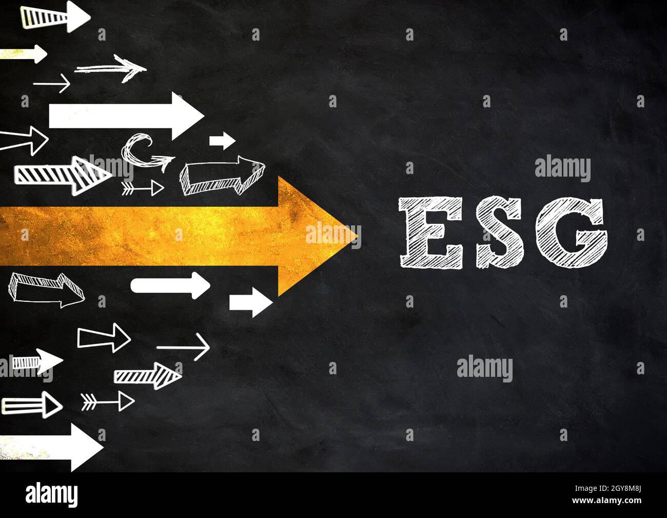 environmental social governance - ESG concept Stock Photo