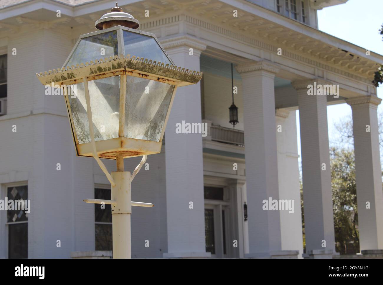 Historic Mansion in Rural East Texas Stock Photo Alamy