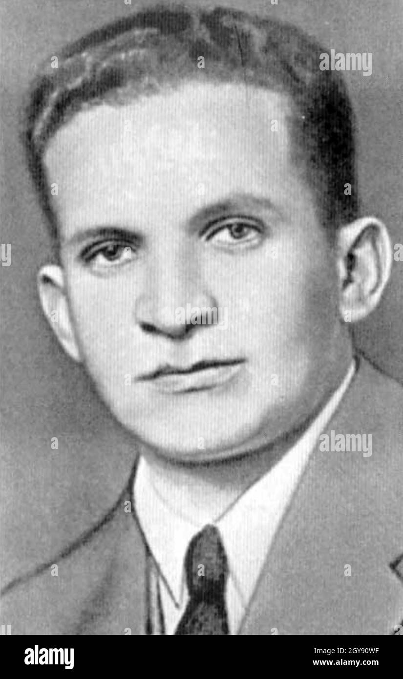 ARNOLD DEUTSCH (1903-1942 ?) Austrian (?) spy for Russia who recruited Kim Philby Stock Photo