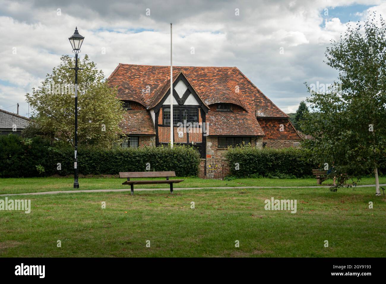 The Endeavour, home to 1st Godstone Scout Group, on Godstone Green, Surrey, UK Stock Photo