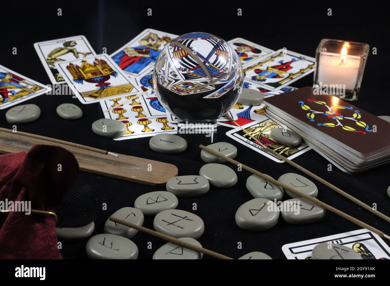 future clairvoyance faith divination runes letters witchcraft belief ...