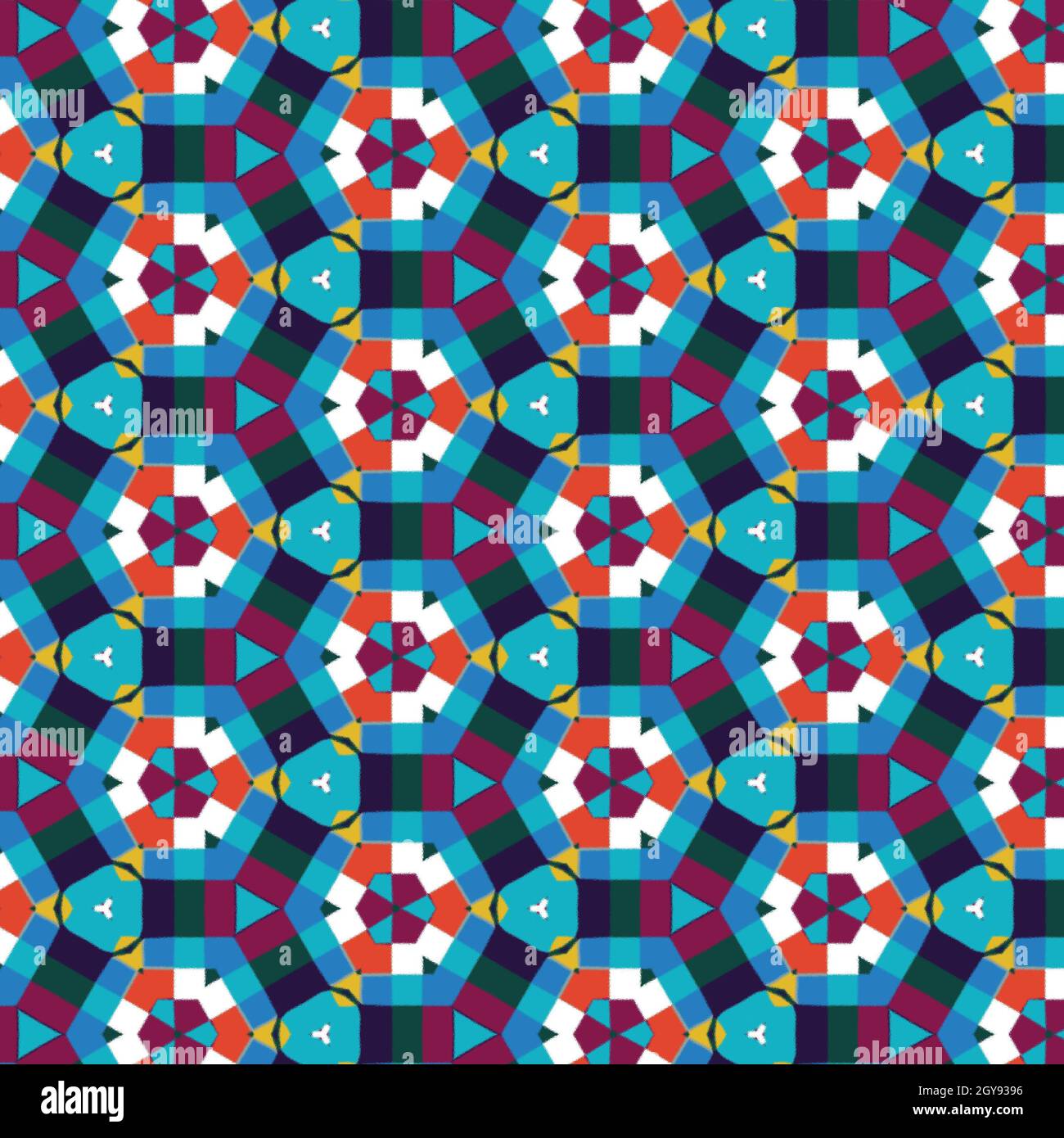 A patterned colorful geometric background for wallpapers Stock Photo