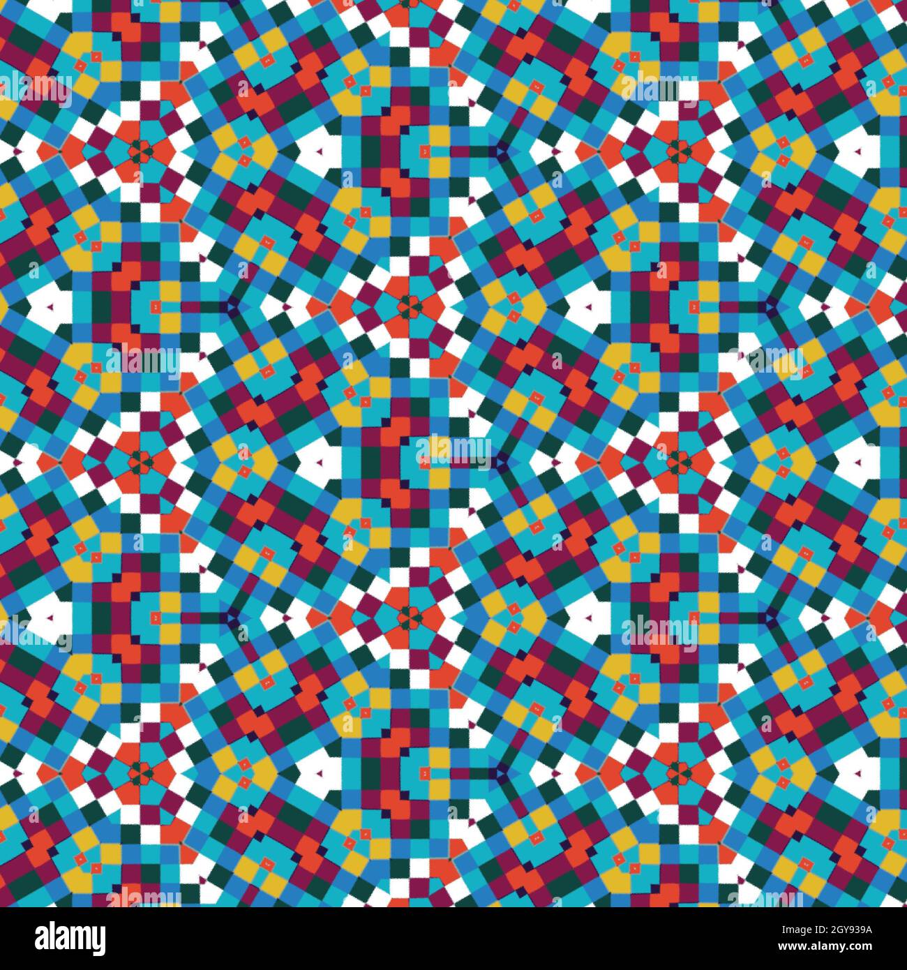 A patterned colorful geometric background for wallpapers Stock Photo