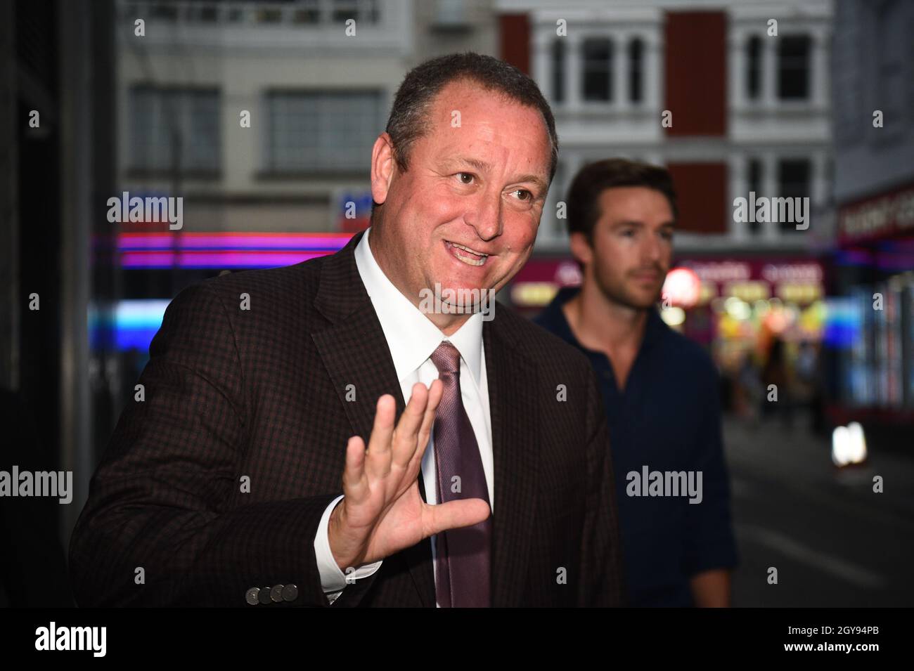 File photo dated 26-07-2019 of Mike Ashley. Issue date: Thursday October 7, 2021. Stock Photo