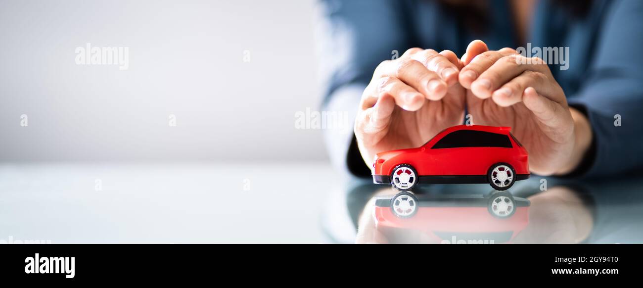 Car Insure Guarantee. Safe And Secure Auto Concept Stock Photo Alamy