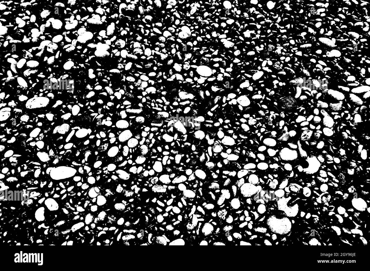 Black and white abstract pattern background, high contrast image Stock