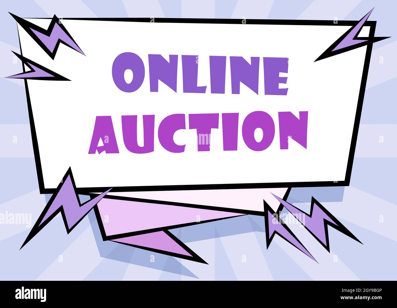 Hand writing sign Online Auction, Business concept digitized sale event ...