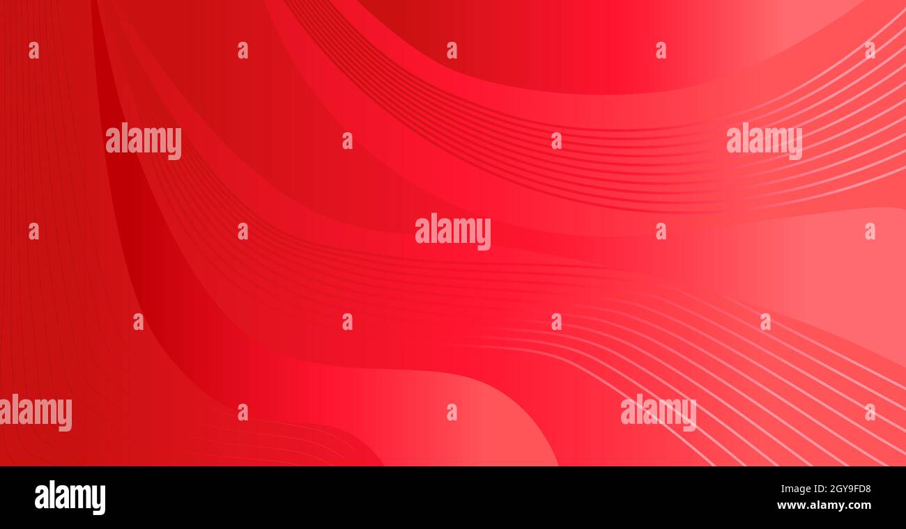 Abstract red background with gradient lines - Vector illustration Stock ...