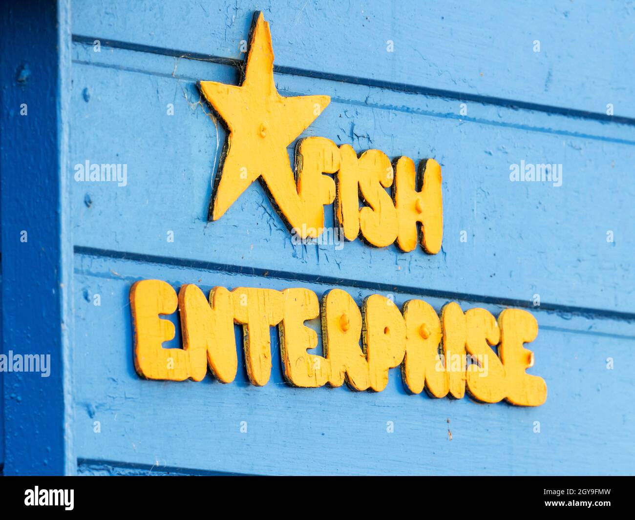 Funny names for beach huts in sheringham, norfolk, UK Stock Photo Alamy