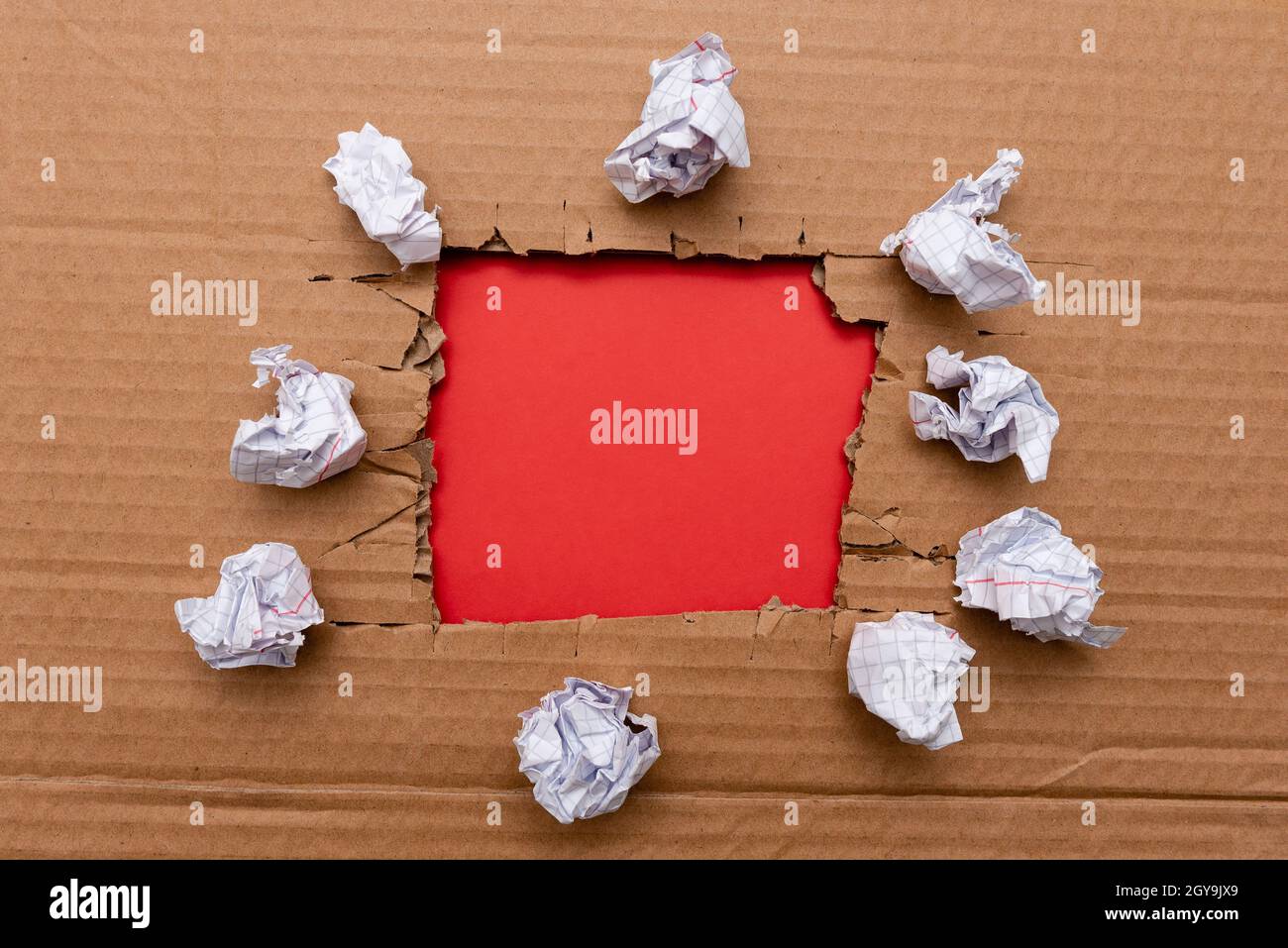 Forming New Thoughts, Uncover Fresh Ideas, Accepting Changes Stock Photo