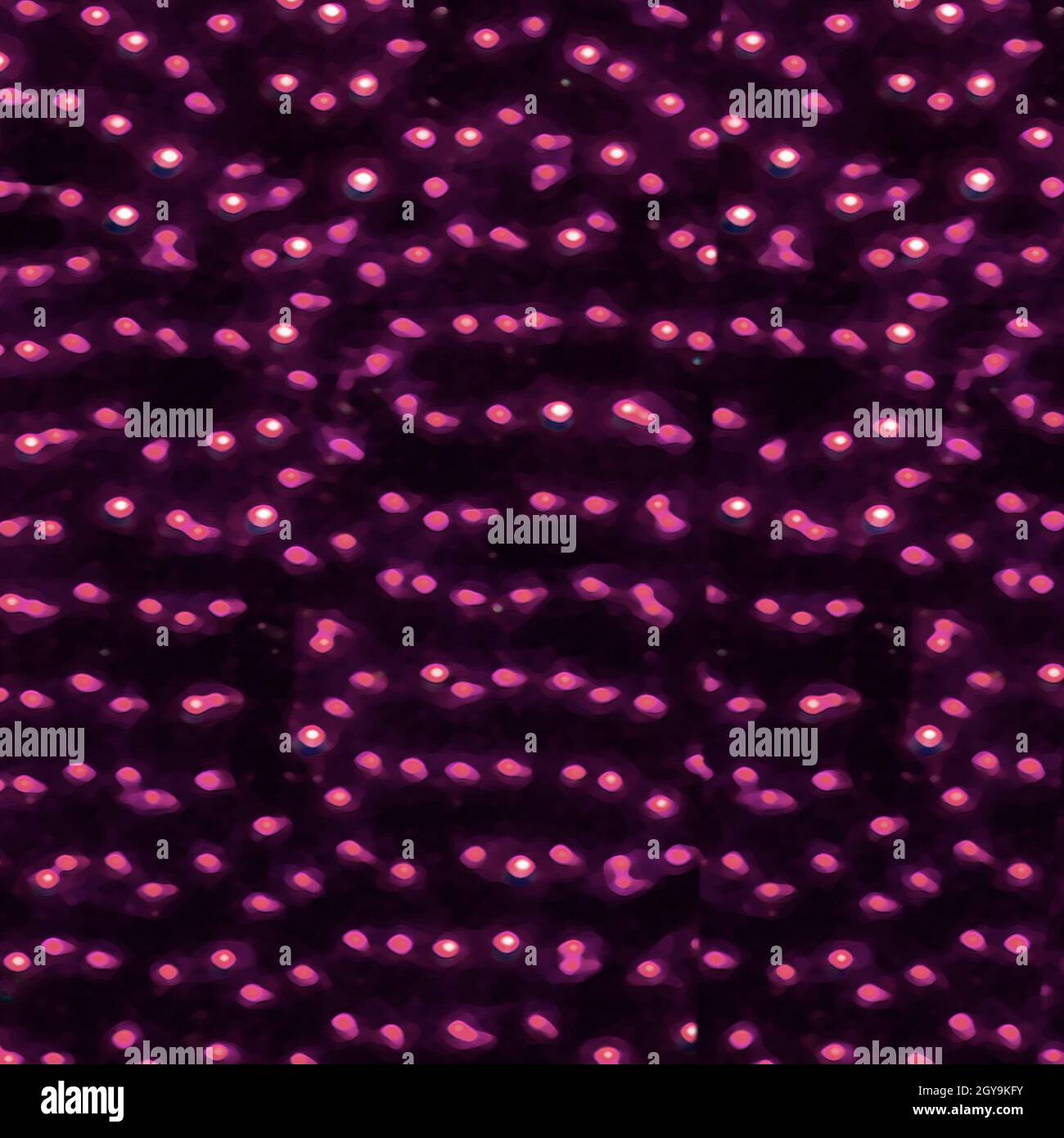 Violet and black dots motif seamless abstract pattern Stock Photo
