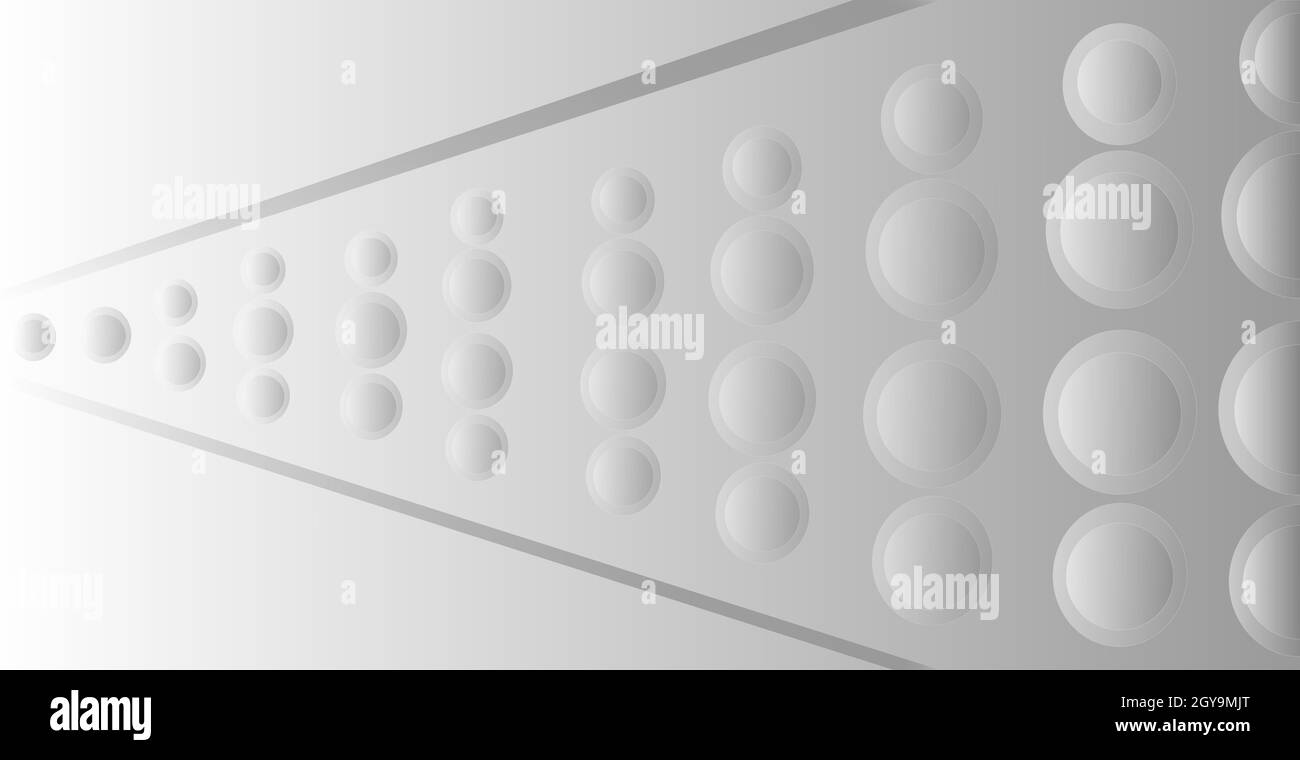 White vector background with wavy lines and dots - illustration Stock ...