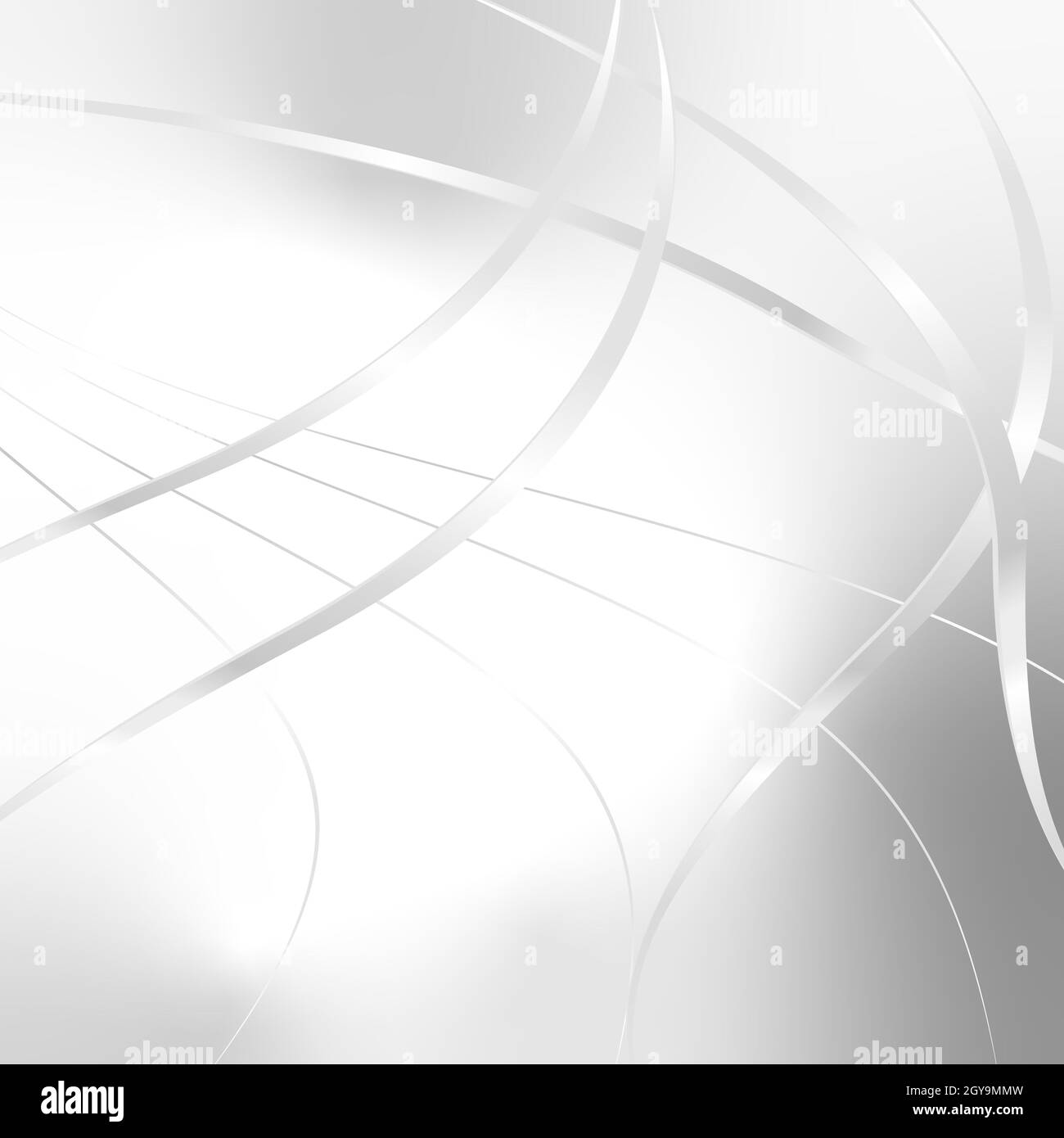 White - gray vector background with wavy lines Stock Photo - Alamy