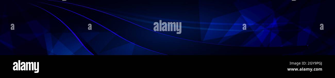 Abstract dark blue background with lines - Vector illustration Stock ...
