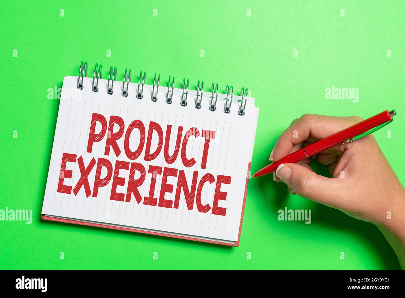 Conceptual caption Product Experience, Concept meaning overall value of