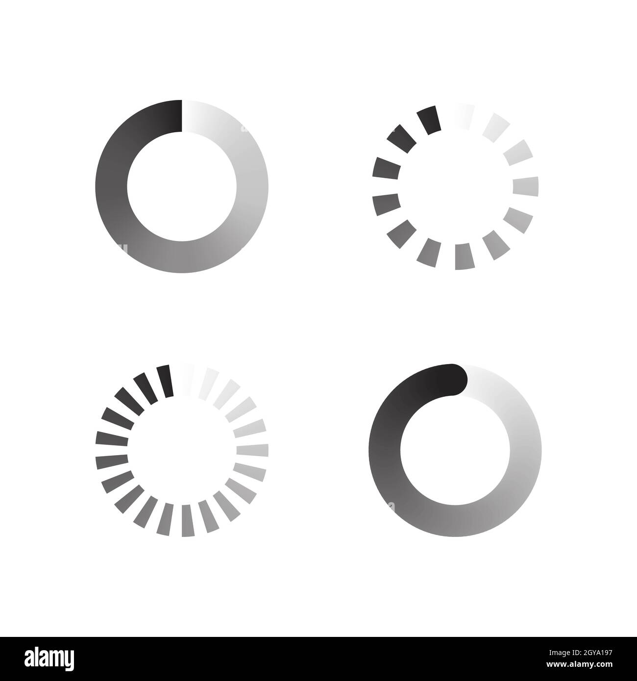 loading Vector icon design illustration Template Stock Photo - Alamy