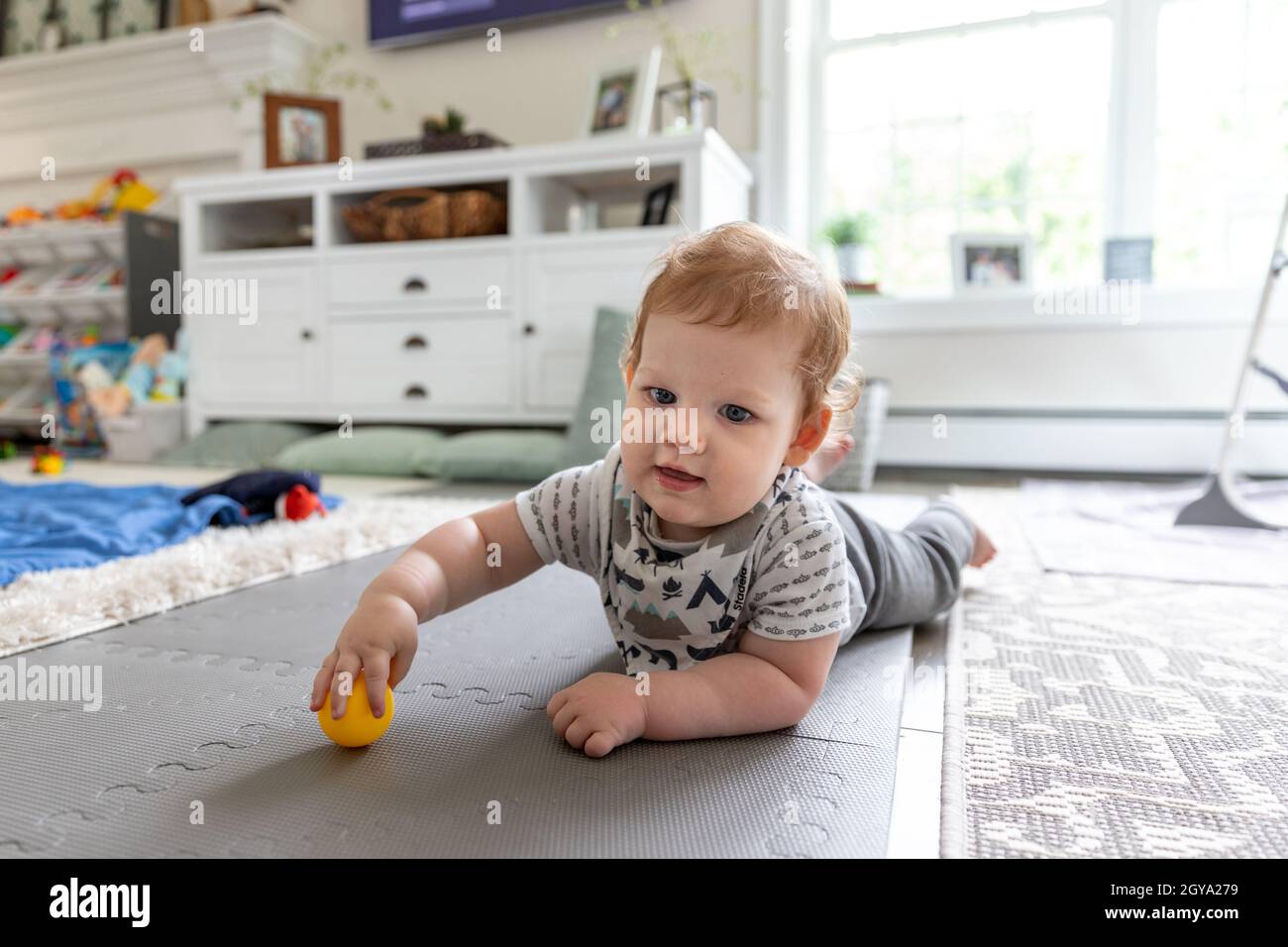 Tummy time baby hi-res stock photography and images - Alamy