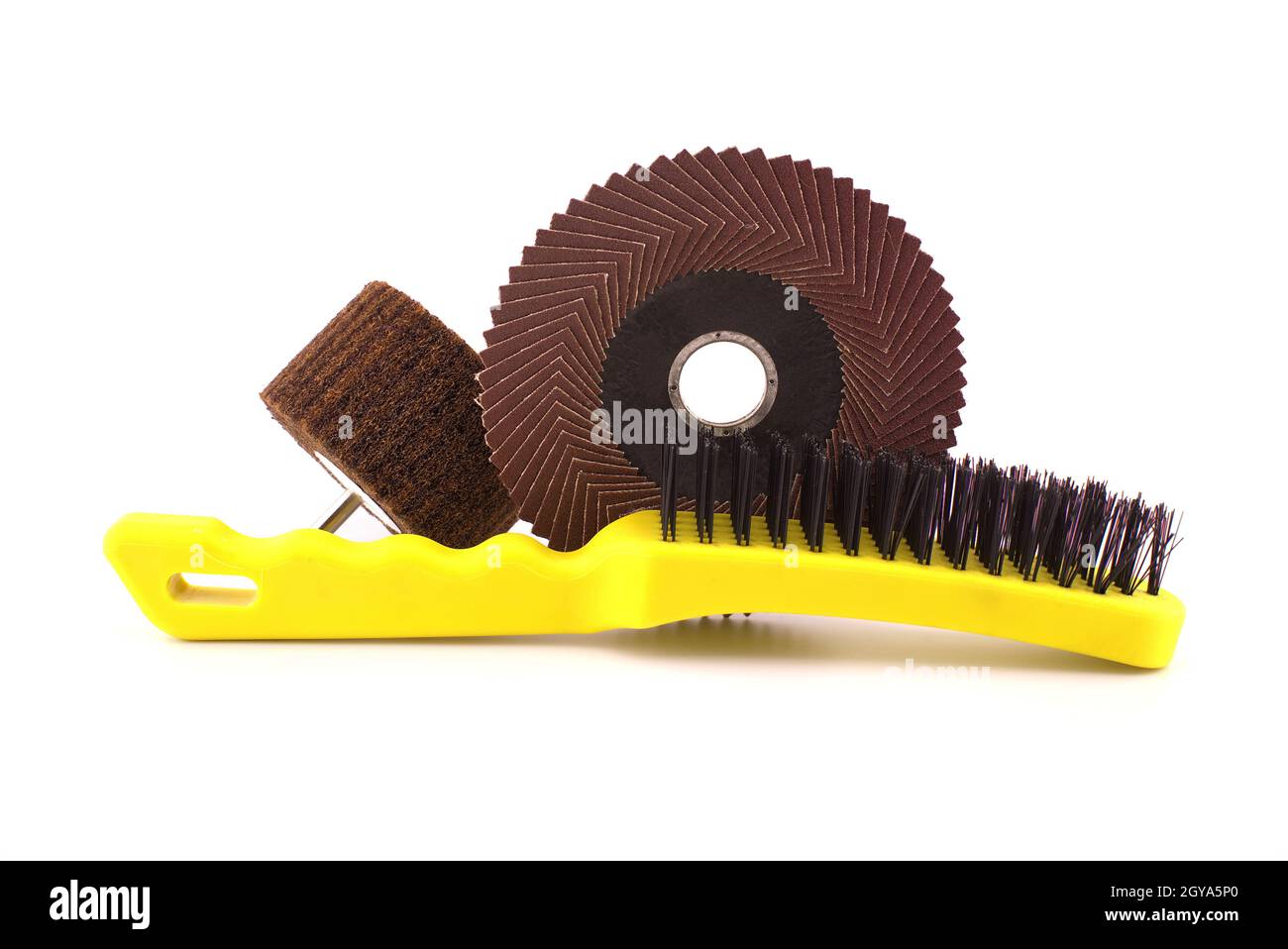 Angle grinder 2024 bristle brush