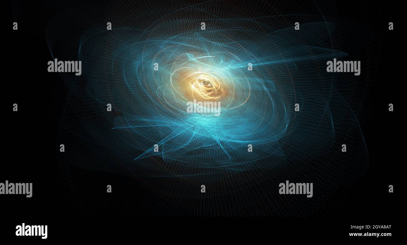 Glowing cosmic vortex or super nova illustration. Abstract creative ...