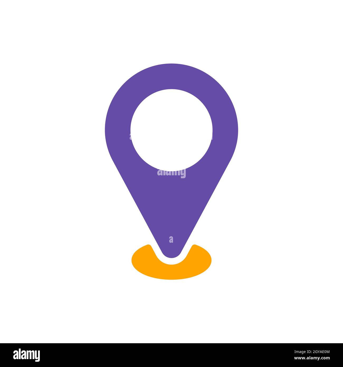 Pin map glyph icon. Map pointer. Map markers. GPS location symbol.  Navigation sign. Symbol for travel and tourism web site and apps, logo,  app, UI Stock Photo - Alamy