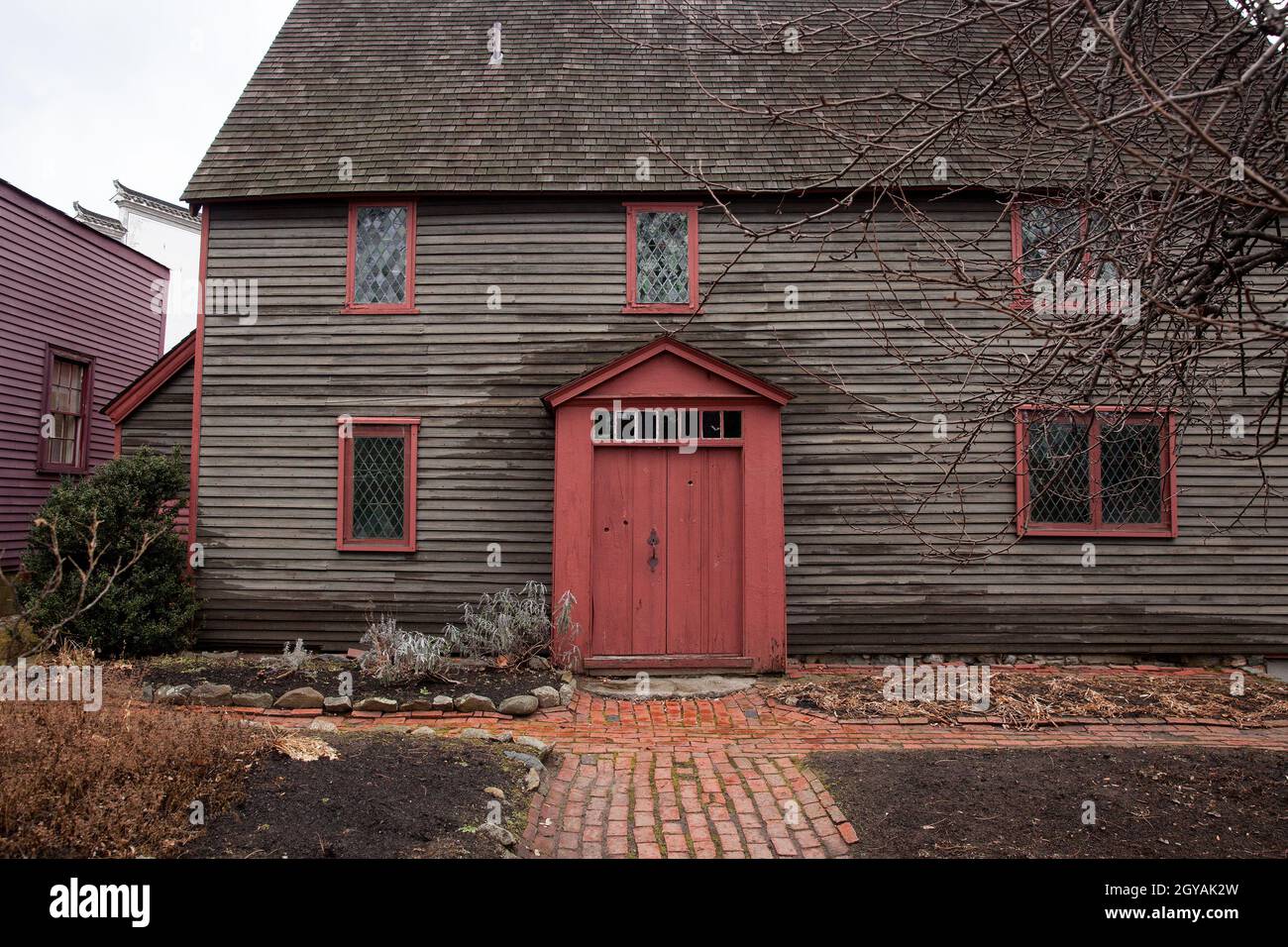 Witch house in Salem, Massachusetts, USA Stock Photo - Alamy