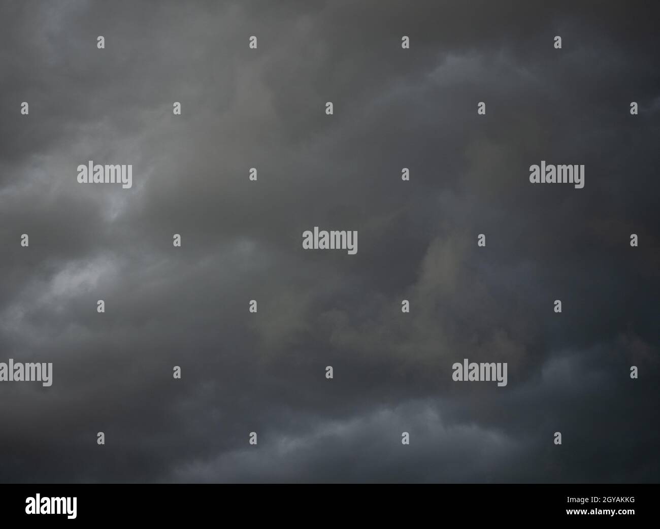gray sky and black clouds on a rainy day during the rainy season Stock ...