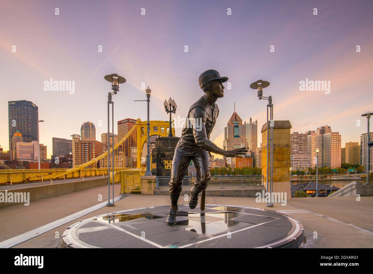 PITTSBURGH, USA - OCT 30: PNC Baseball Park in Pittsburgh, Pennsylvania on October 30, 2016. PNC Park has been home to the Pittsburgh Pirates since 20 Stock Photo
