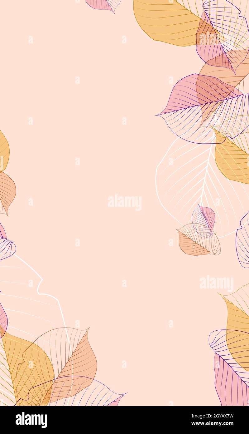 Realistic autumn leaves on a light background - Vector illustration ...