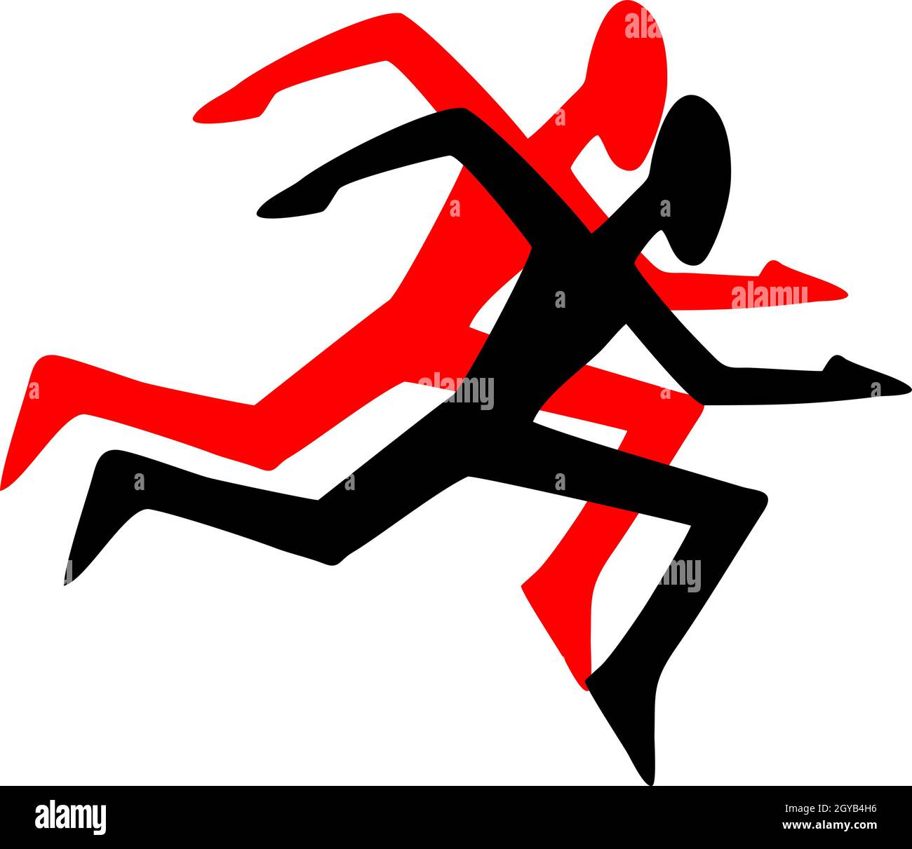 Runner icon Stock Vector