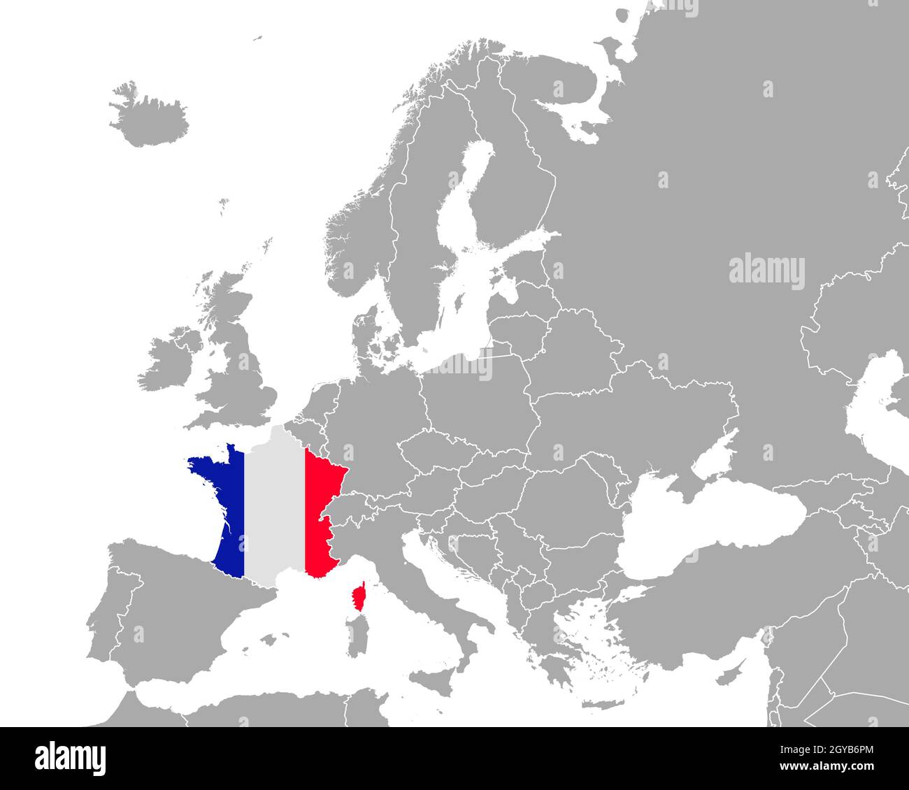 Frankreich geographie karte hi-res stock photography and images - Alamy