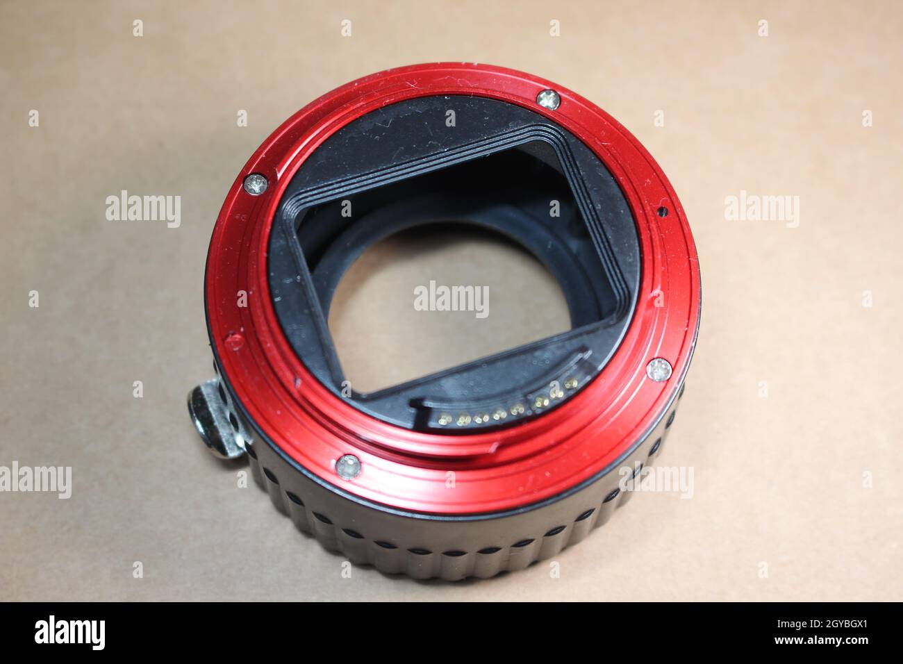 Extension tubes for camera lens to perform macro photography. Extension