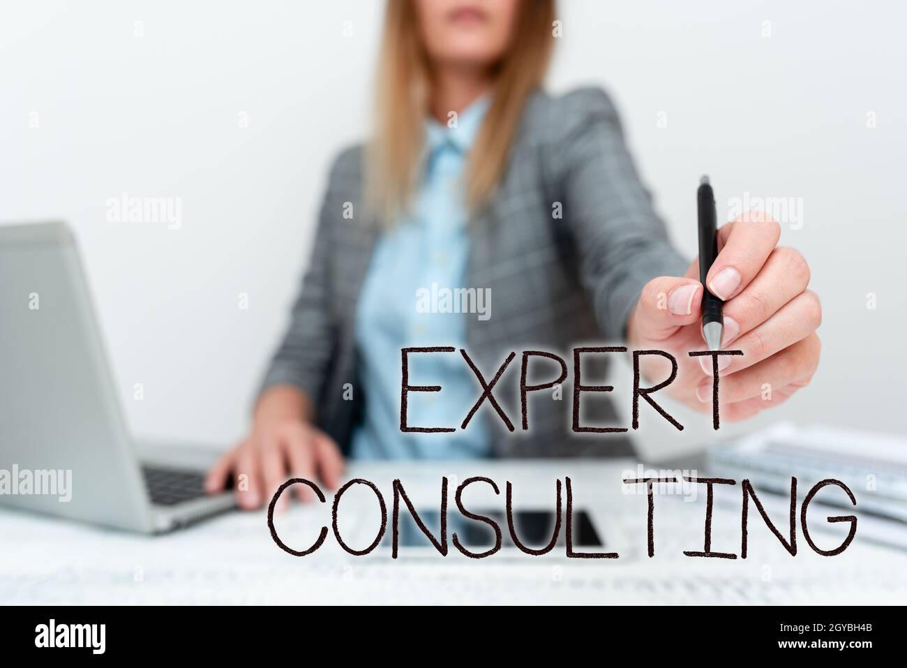 Inspiration showing sign Expert Consulting, Concept meaning providing of expert knowledge to a third party for a fee Architect Interviewing Client, Re Stock Photo
