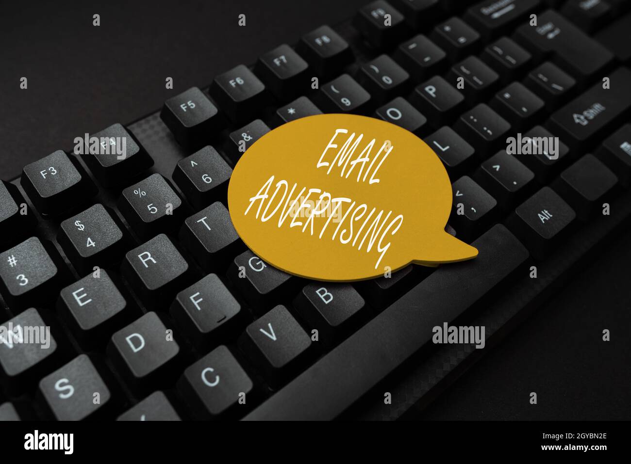 Writing displaying text Email Advertising, Business idea act of sending ...